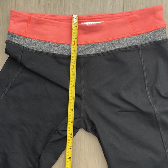 Black - orange gray banded yoga active pants - Picture 6 of 6